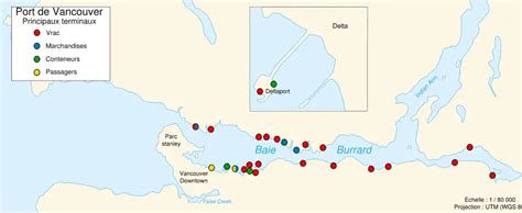 Port of Vancouver Major Terminals Fr - Mapsof.Net