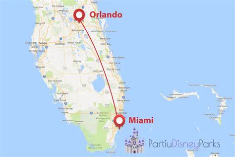 sueño Mecánico sustracción mapa de miami a orlando por carretera Bosque Evaporar corazón perdido