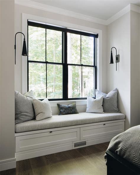 25 Inspirational Window Seat Ideas That are Super Cozy | Window seat design, Living room windows ...