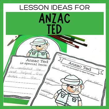 Anzac Ted - Print and Go Activities by Mrs L's Little Learners | TpT