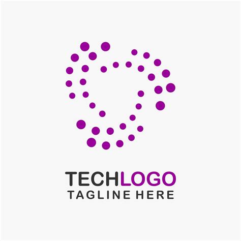 Abstract tech logo design 10065872 Vector Art at Vecteezy