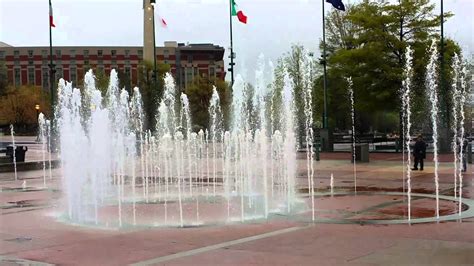 Centennial Olympic Park - Fountain of Rings - YouTube