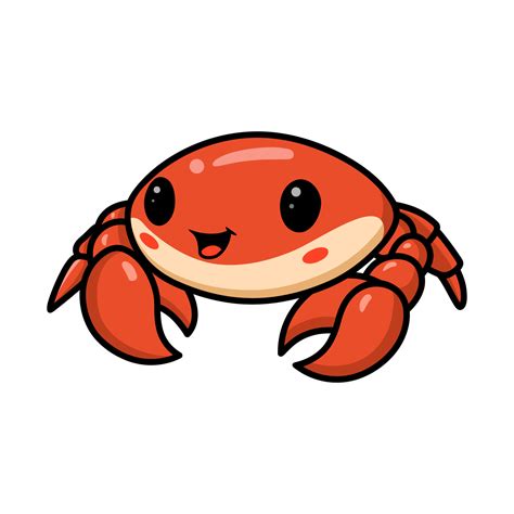 Cute little orange crab cartoon 12345039 Vector Art at Vecteezy