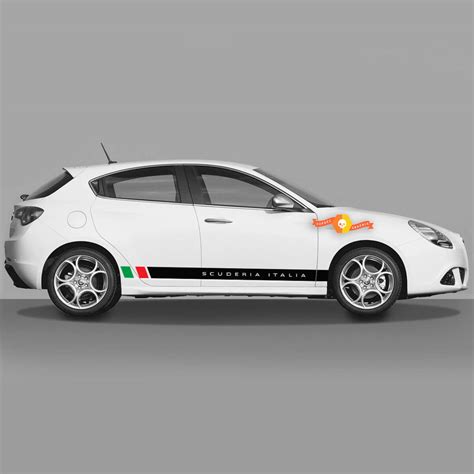 2x Alfa Romeo Giulietta decals Vinyl Graphics Rocker Panel Scuderia ...