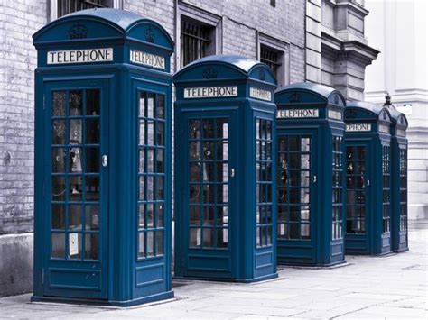 blue telephone box - Google Search | London phone booth, Telephone box, Phone box