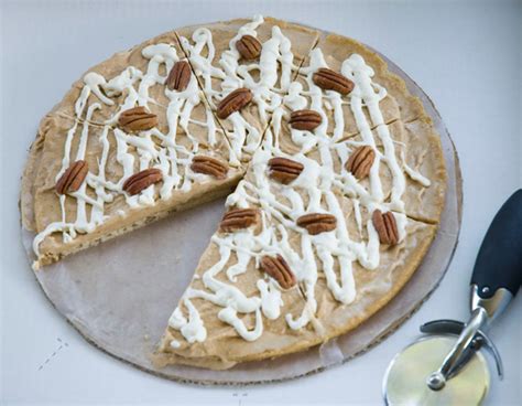 Pumpkin Ice Cream Pizza Pie - Knuckle Salad