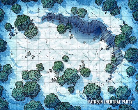 Snowy Clearing : battlemaps