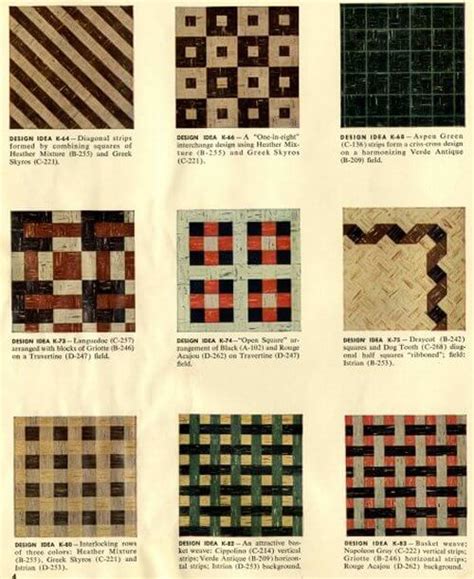 Retro Floor Patterns to Recreate with VCT | Vintage Trailer Talk