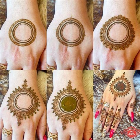 Tasmim Blog: Simple Round Mehndi Designs For Hands Step By Step