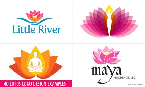 40 Creative Lotus Logo Design examples for your inspiration