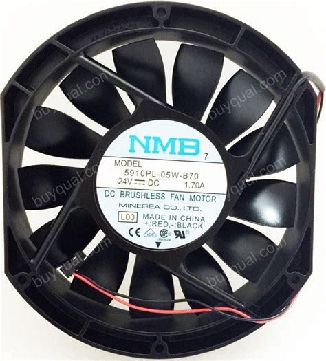 NMB 5910PL-05W-B70 24V 1.7A 37.2W 2wires Cooling Fan