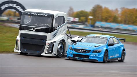 Volvo Trucks pits 2,400-hp race truck against WTCC race car