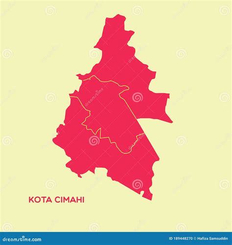 Cimahi Indonesia City Map In Retro Style. Outline Map Vector Illustration | CartoonDealer.com ...