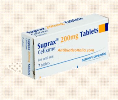 Suprax 400 mg online senza ricetta miglior prezzo in Italia