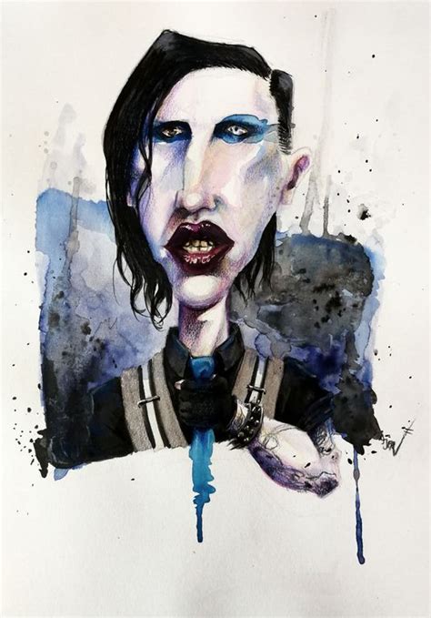 Marilyn Manson Drawings