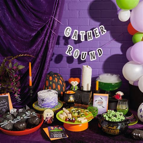 Hocus Pocus Party Decorations 52PCS Hocus Pocus Party Decor With Hocus ...