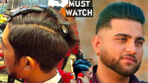 KARAN AUJLA- Indian Punjabi Singer New Haircut ️ & Hairstyle Make By ...