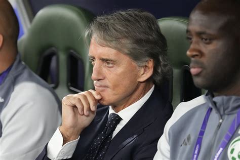 Saudi Arabia Coach Roberto Mancini Walks Off before the End of Penalty Shootout at the Asian Cup ...