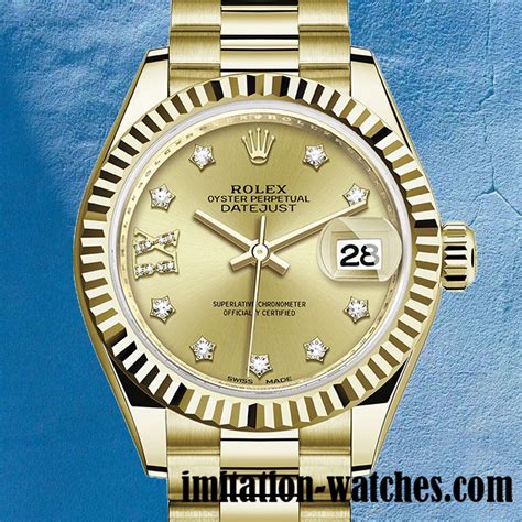 Imitation Rolex Datejust m279178-0014 Ladies Rolex Calibre 2813 ...