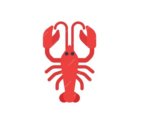 Premium Vector | Lobster vector isolated icon emoji illustration ...