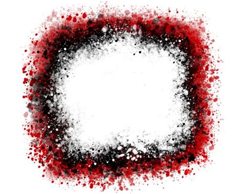 Background Paint Splatter Black Red White Splash Frame - Etsy