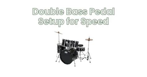 Double Bass Pedal Setup for Speed - All For Turntables