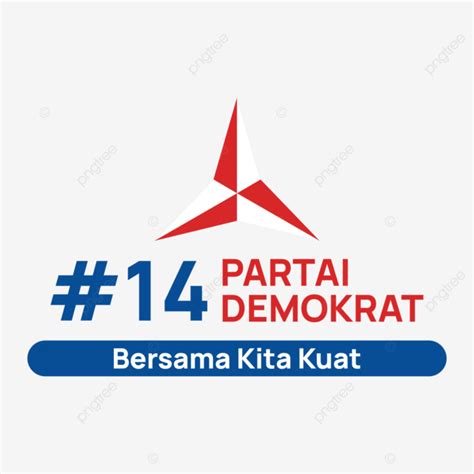 Democrat Party Logo Number 14 In Indonesian Elections 2024 Vector Hd Images, Election, Democrat ...