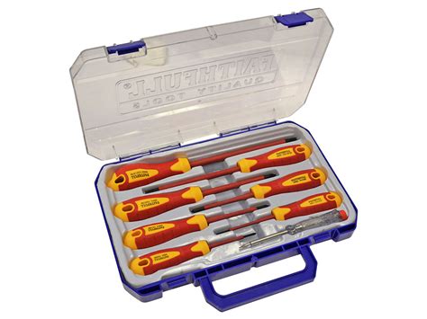 VDE Screwdriver Set - 8 Piece in Case | FaithfullTools.com