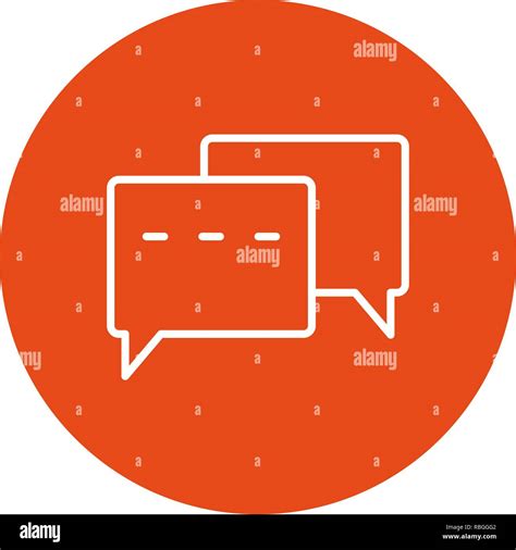 Vector Conversation Icon Stock Vector Image & Art - Alamy