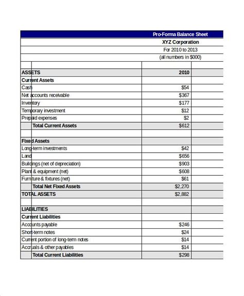 Pro Forma Balance Sheet - BrisabilPetty