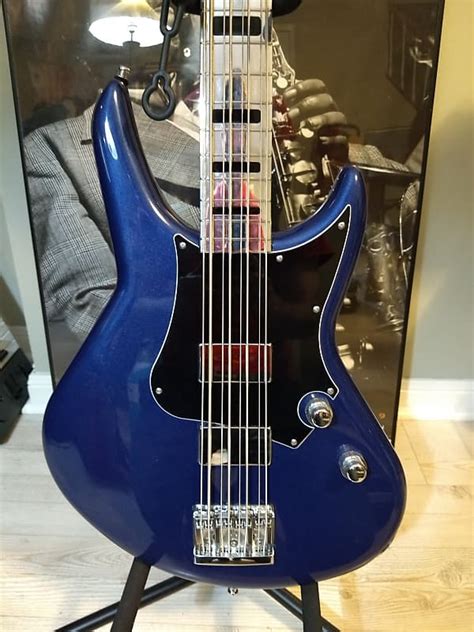 Electrical Guitar Company (EGC) 8 String Bass 2012 Blue | Reverb