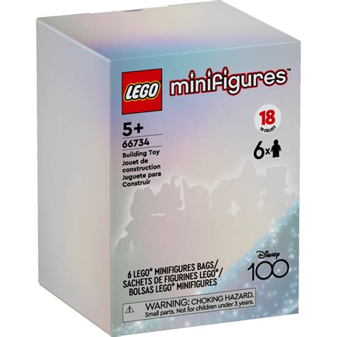 LEGO Minifigures - Disney 100 Series {Box of 6 random bags} Set 66734 ...