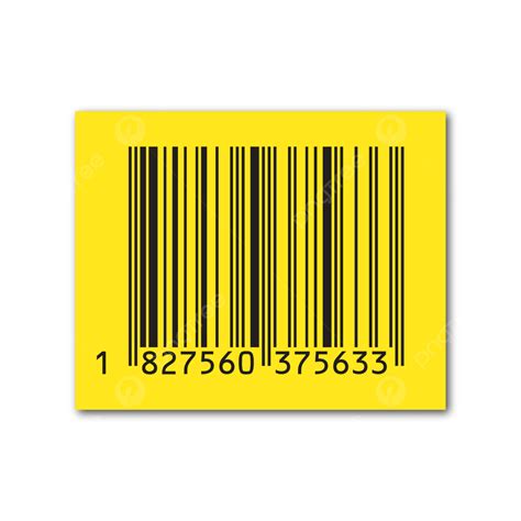 Yellow Barcode Png, Barcode, Barcode Png, Barcode Vector PNG and Vector with Transparent ...