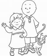 Desenhos Para Colorir Caillou sketch template
