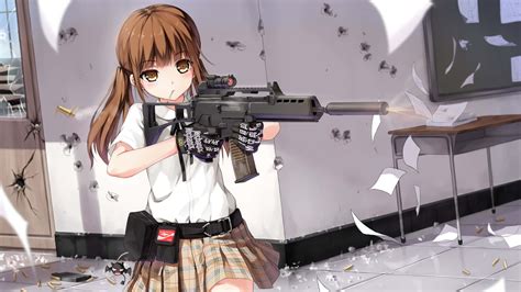 Girls With Guns Wallpaper