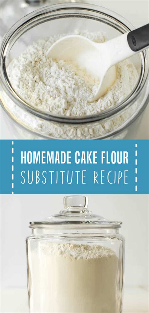 HOMEMADE CAKE FLOUR SUBSTITUTE RECIPE | Homemade cakes, Cake flour substitute, Easy homemade cake