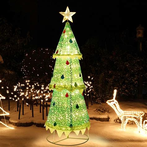 Amazon.com: lighted outdoor christmas tree