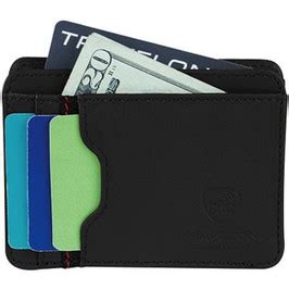 RFID Blocking Leather Front Pocket Wallet - Quiet Travel Sound & Gear