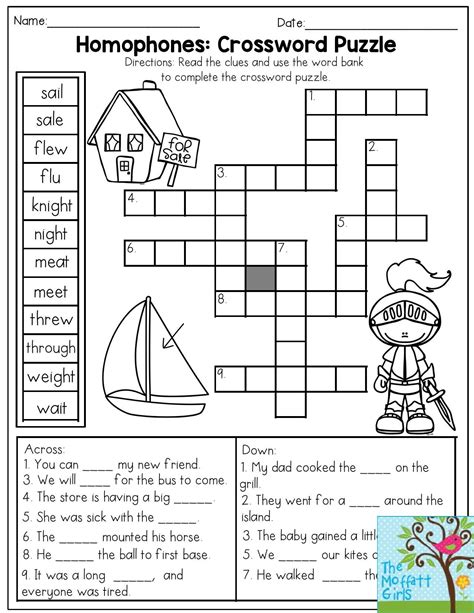 Printable Compound Word Crossword Puzzle - Printable Crossword Puzzles