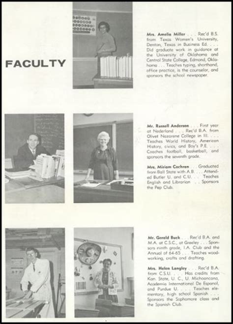 Explore 1965 Nederland High School Yearbook, Nederland CO - Classmates