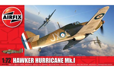 Airfix Hawker Hurricane Mk.I 1:72 Scale Plastic Model Kit | Hobbies