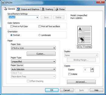 Setting the Paper Size and Source - PCL Printer Software - Windows