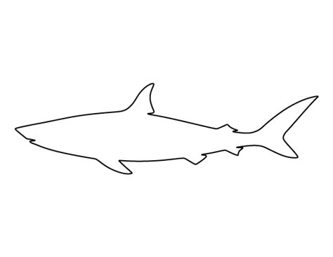 Printable Shark Template