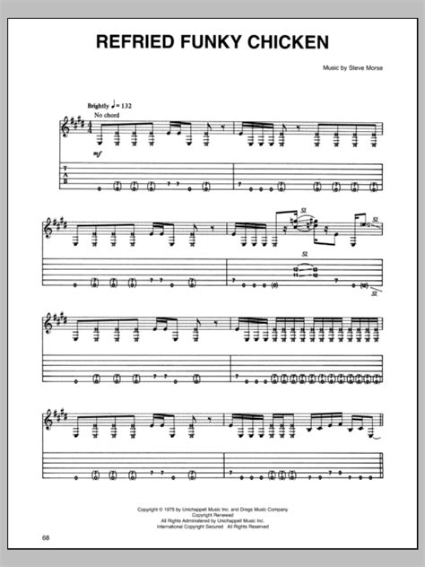 Refried Funky Chicken by Dixie Dregs - Guitar Tab - Guitar Instructor