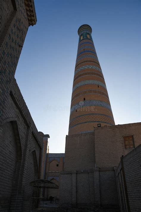 Architectural in Khiva Old Town.Uzbekistan. Asia. Stock Image - Image ...