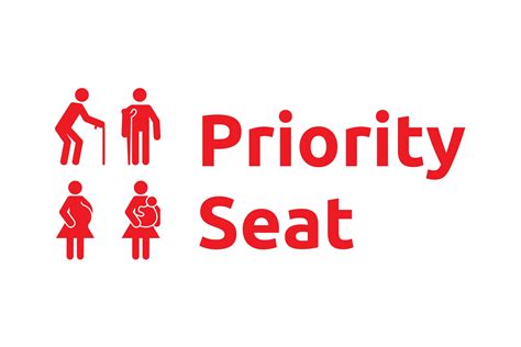 Priority Seat Graphic by rasol.designstudio · Creative Fabrica