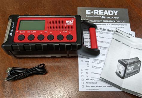 Midland ER310 emergency crank weather radio review - 4 ways to power it up - The Gadgeteer