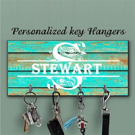 Personalized Key Holder Wall Key Rack Personalized | Etsy