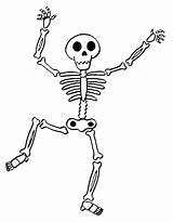 Skeleton Coloring Pages Free Printable PDF sketch template