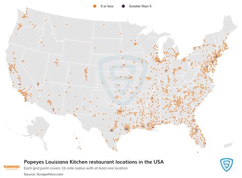 List of all Popeyes store locations in the USA - ScrapeHero Data Store